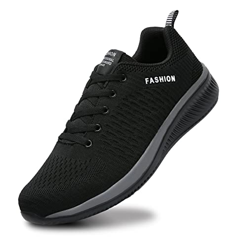 Herren Straße Laufen Nicht Rutschen Walking Schuhe Sneakers Mode Leichtgewicht Fitness AthleticSport Casual Schuh Frauen Schwarz von TOPSSCTR