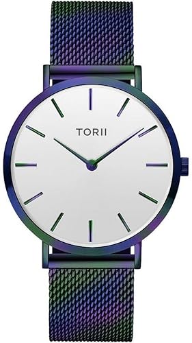 TORII Damen- und Herrenuhr M38MM.WM bunt modeklassisch von TORII