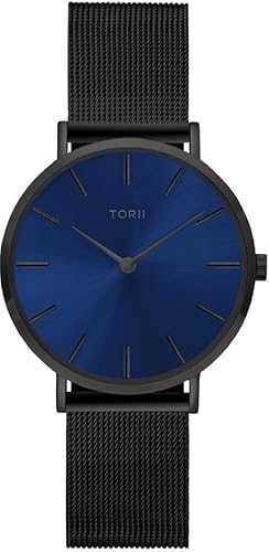 TORII Damenarmbanduhr B34BS.NB in klassischem Marineblau Fashion von TORII