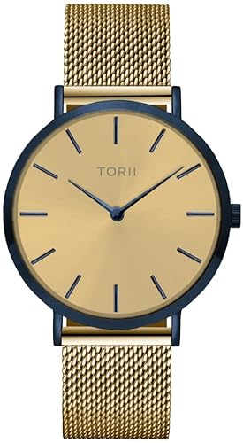 TORII Damenarmbanduhr N38GM.GN in klassischem Gold-Fashion von TORII