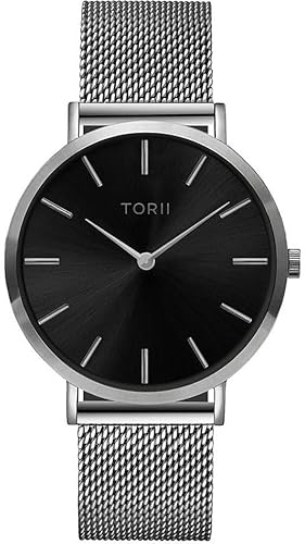 TORII Damenarmbanduhr S38SM.BS in klassischem silbernen Fashion-Stil. von TORII
