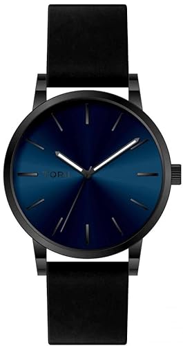TORII Die Herrenuhr B41BL.NB in klassischem Blau Modestil. von TORII