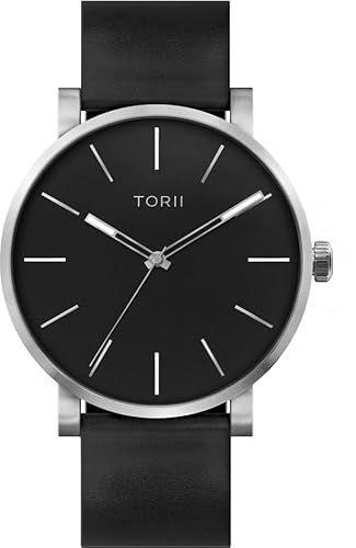 TORII Herrenuhr S45BL.BS klassisch schwarz von TORII
