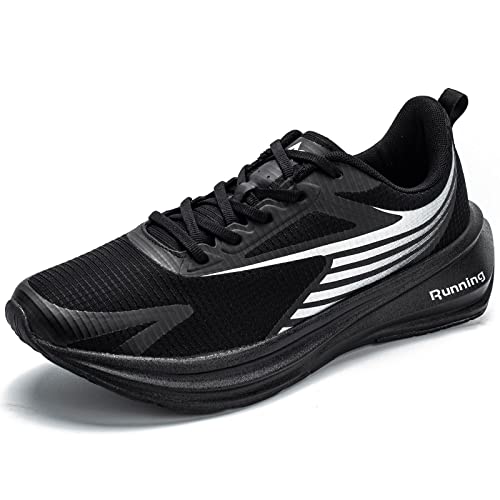 TORISKY Herren Laufschuhe Outdoor straßenlaufschuhe Running Leichtgewichts Sneaker Fitness Freizeit Schuhe(TA3-Black42EU) von TORISKY