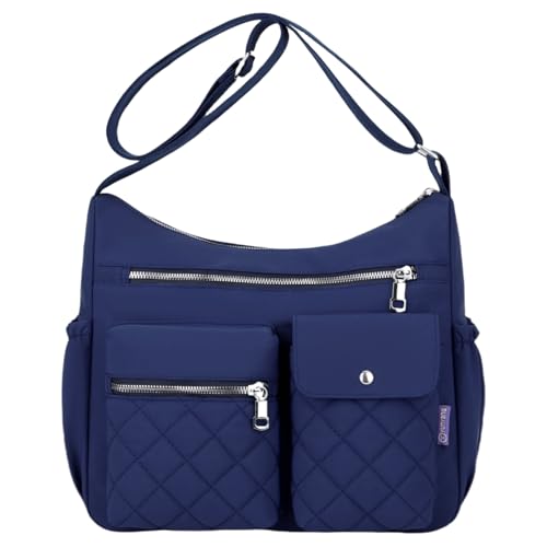 TORISKY Nylon-Umhängetasche für Damen und Herren mit Mehreren Taschen,Wasserabweisende Schultertasche(5717-DB) von TORISKY