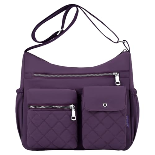 TORISKY Nylon-Umhängetasche für Damen und Herren mit Mehreren Taschen,Wasserabweisende Schultertasche(5717-PL) von TORISKY
