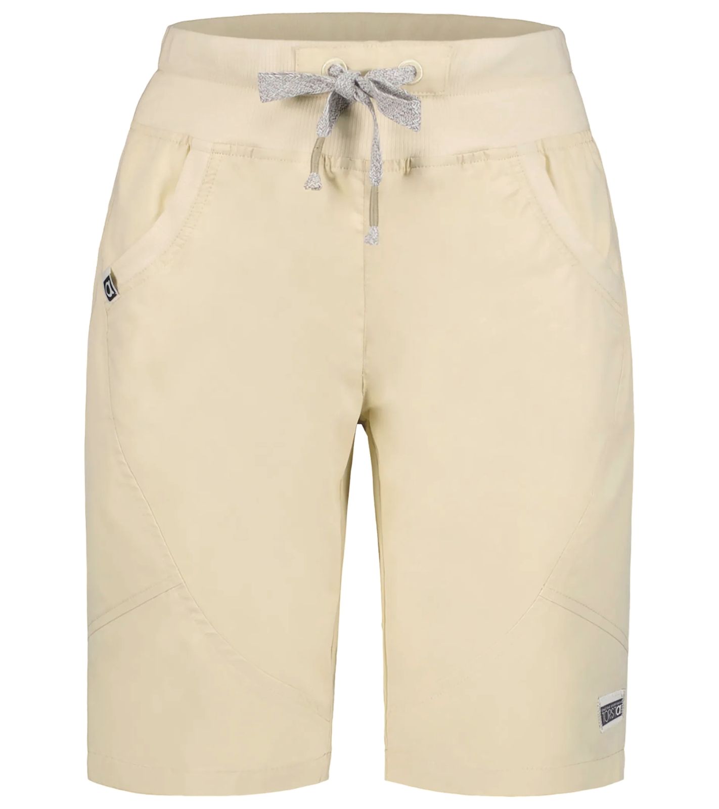 TORSTaI Damen Bermudas schlichte Baumwoll-Shorts mit Fairtrade Label 23973759 Beige von TORSTAI