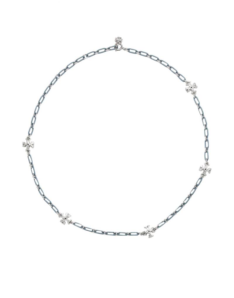 TORY BURCH Halskette Damen Blaugrau von TORY BURCH