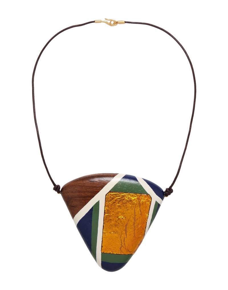 TORY BURCH Halskette Damen Dunkelbraun von TORY BURCH