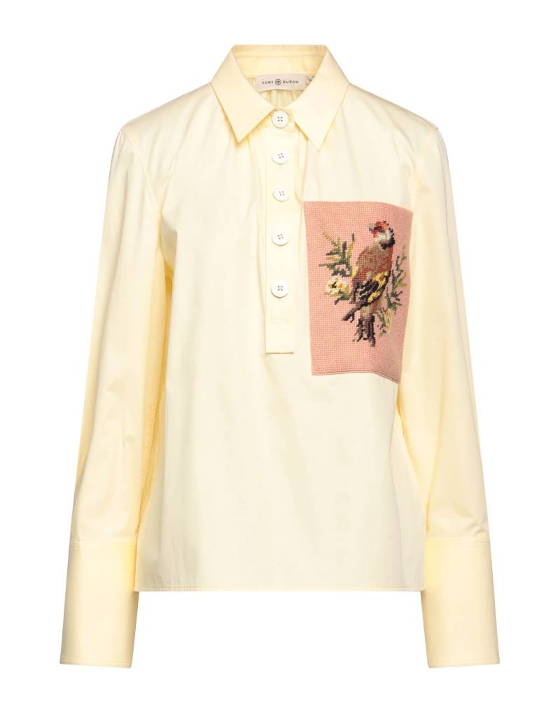 TORY BURCH Hemd Damen Pastellgelb von TORY BURCH