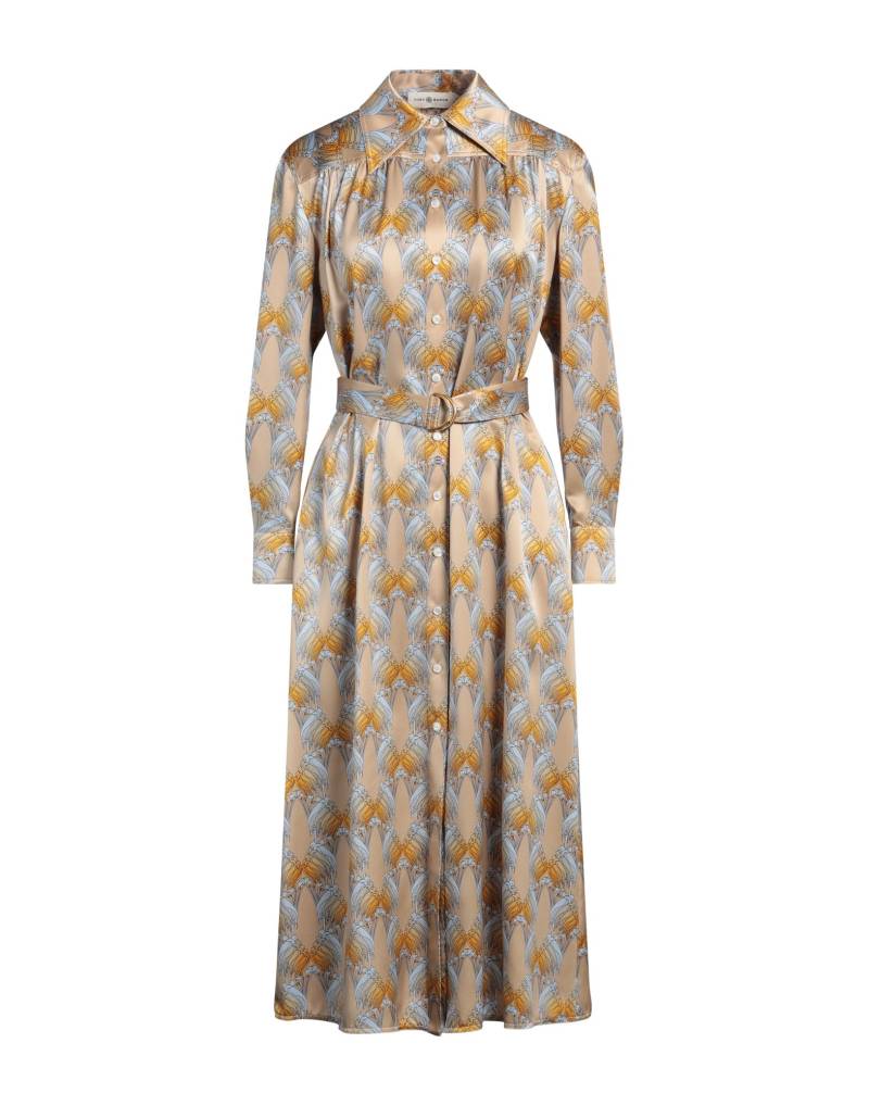 TORY BURCH Midi-kleid Damen Beige von TORY BURCH