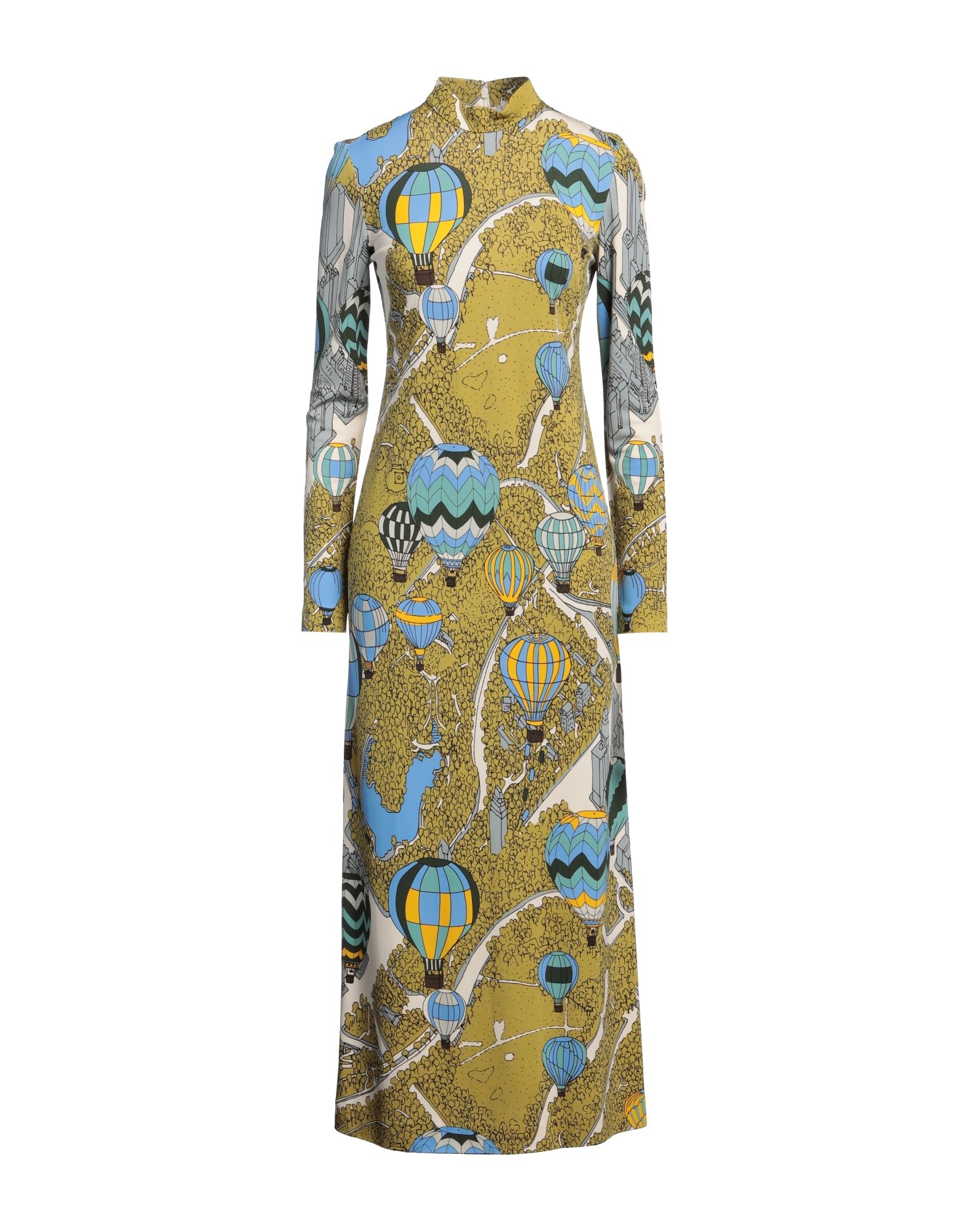 TORY BURCH Midi-kleid Damen Militärgrün TORY BURCH Midi-kleid Damen Militärgrün von TORY BURCH