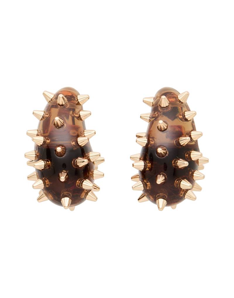 TORY BURCH Ohrring Damen Dunkelbraun von TORY BURCH