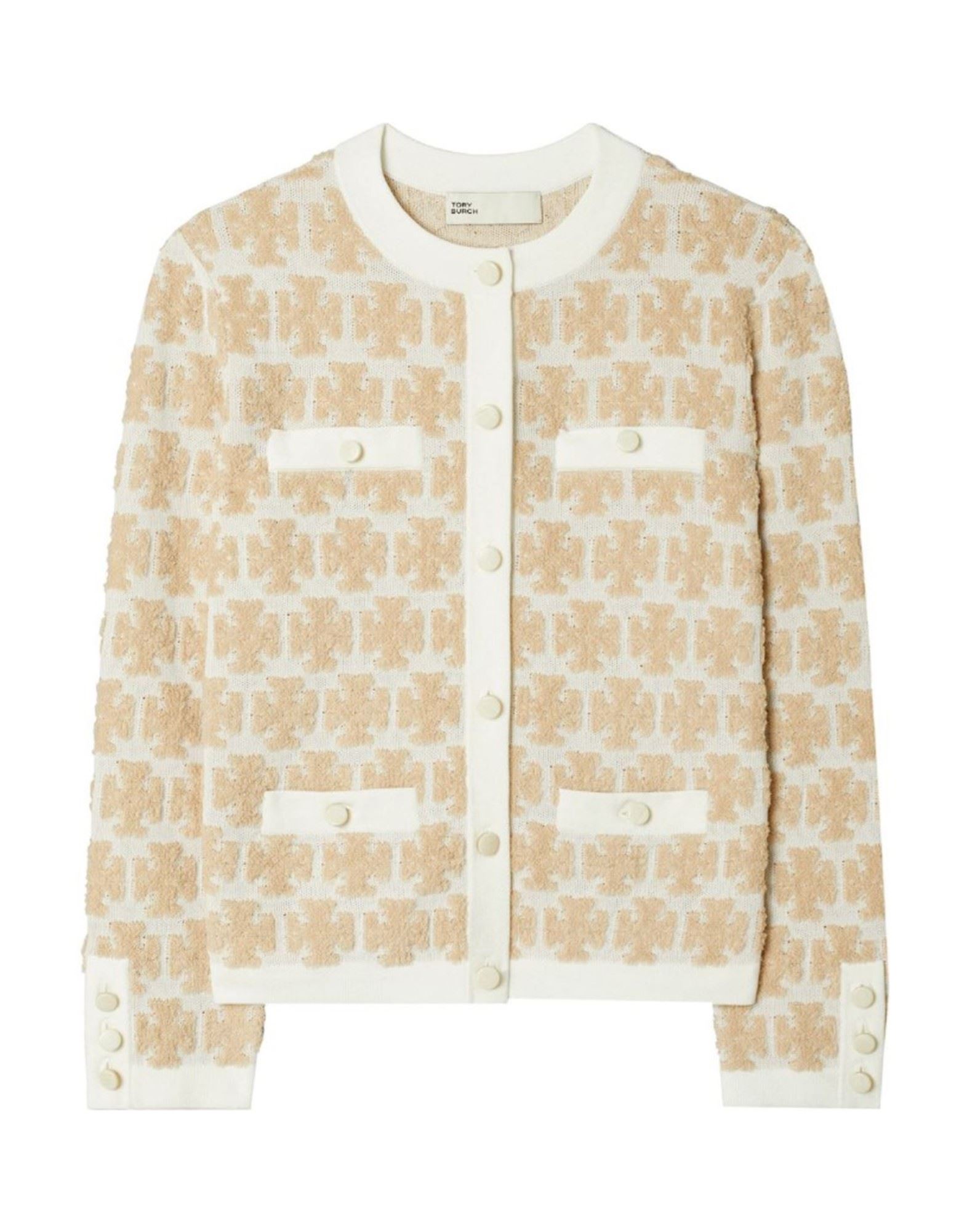 TORY BURCH Strickjacke Damen Beige von TORY BURCH