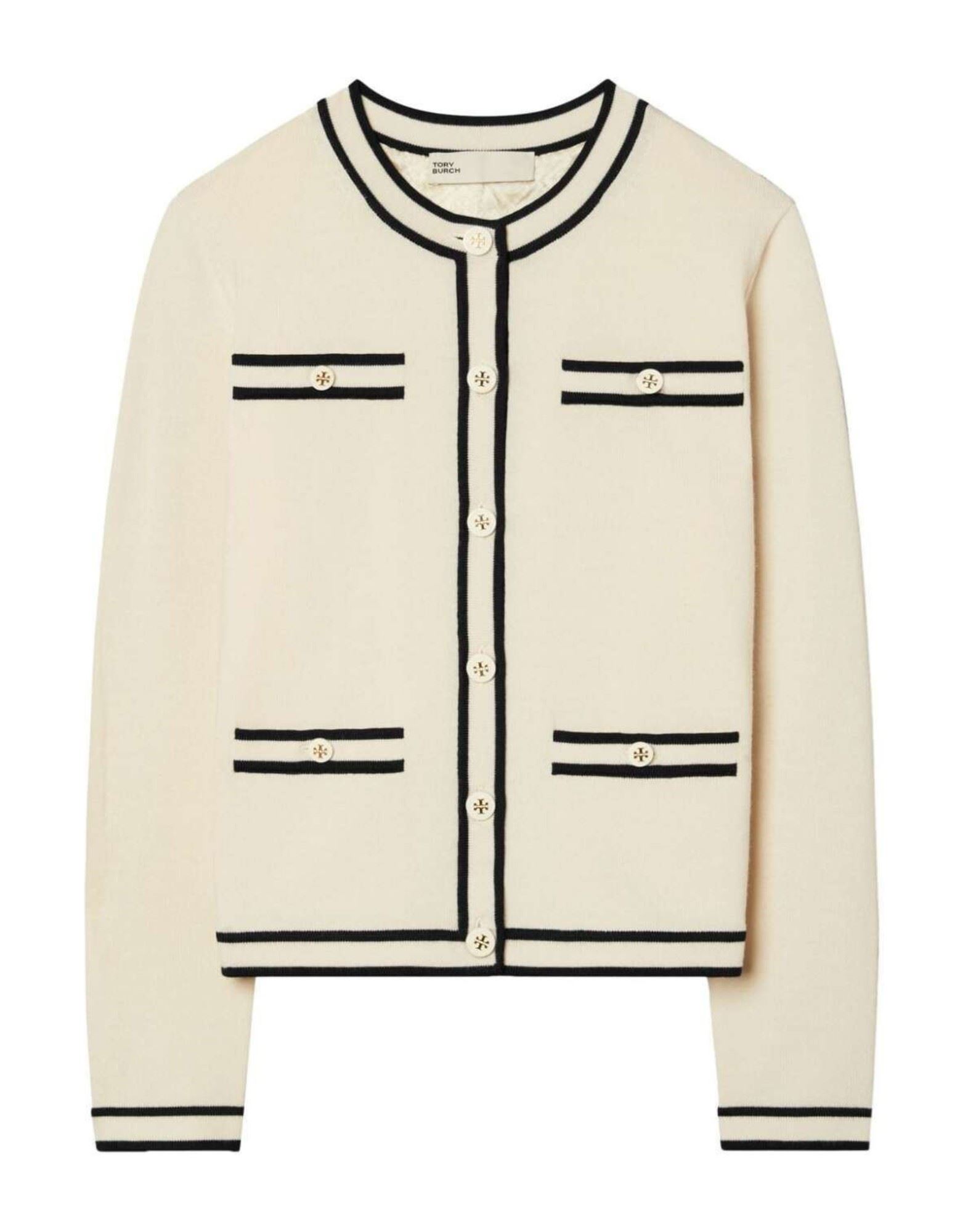 TORY BURCH Strickjacke Damen Elfenbein von TORY BURCH