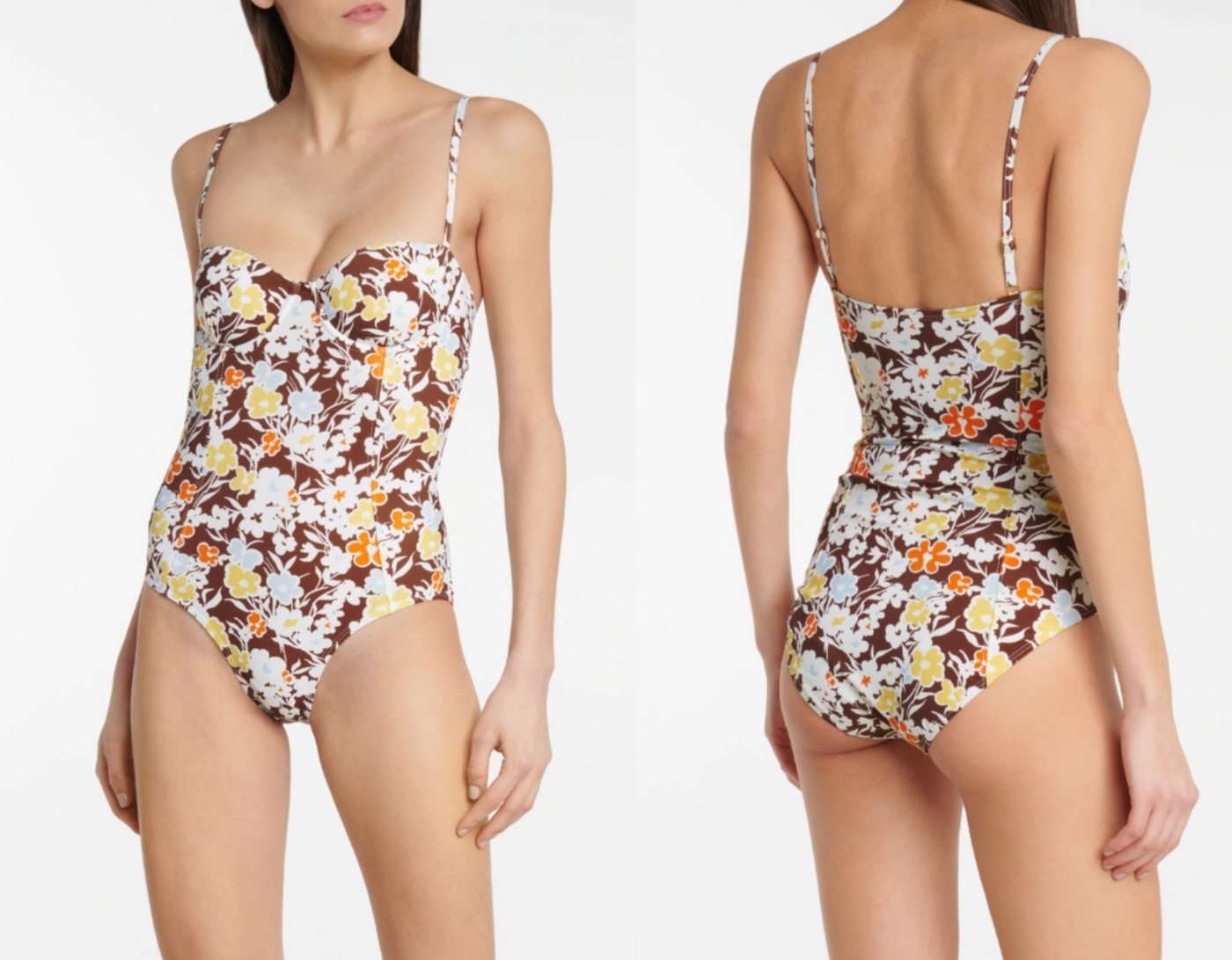 TORY BURCH T-Shirt TORY BURCH Lipsi floral-print Underwired Swimsuit Bedruckter Badeanzug von TORY BURCH