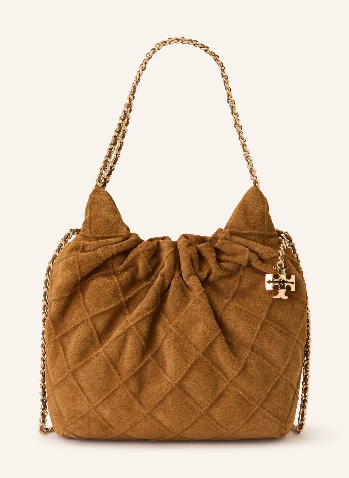 Tory Burch Beuteltasche Fleming Mini braun von TORY BURCH