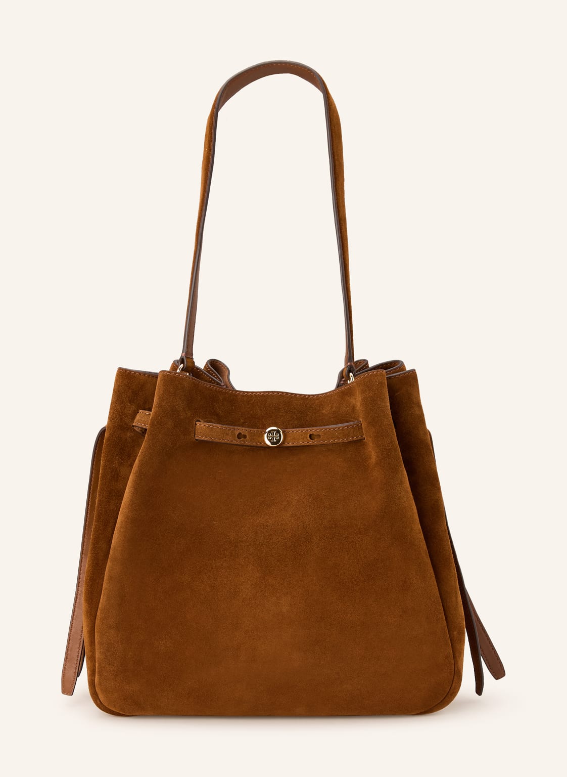 Tory Burch Beuteltasche Romy Large braun von TORY BURCH