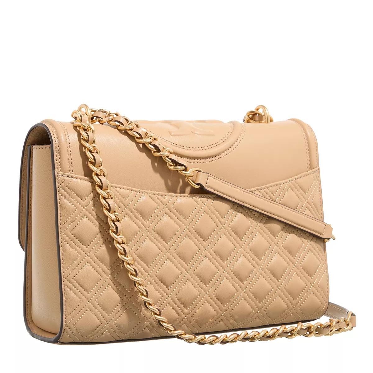 Tory Burch Crossbody Bags - Fleming Convertible Shoulder Bag - Gr. unisize - in Beige - für Damen von TORY BURCH