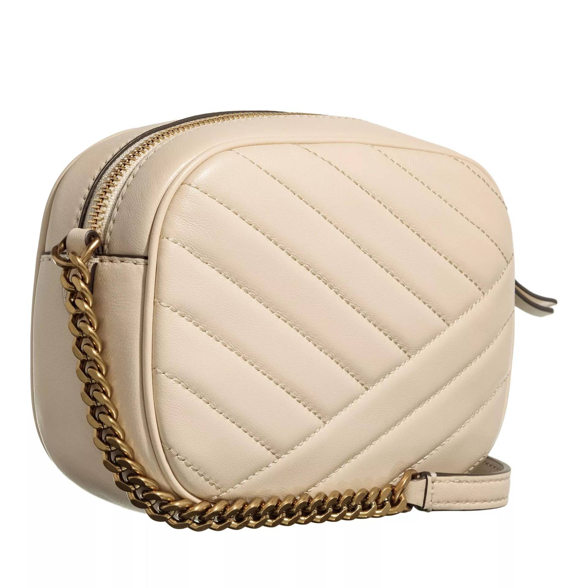 Tory Burch Crossbody Bags - Kira Chevron Camera Bag - Gr. unisize - in Creme - für Damen von TORY BURCH