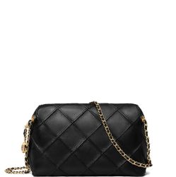 Tory Burch Fleming Schwarze Schultertasche von TORY BURCH