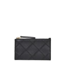 Tory Burch Fleming Weiches Leder Portemonnaie - Schwarz von TORY BURCH