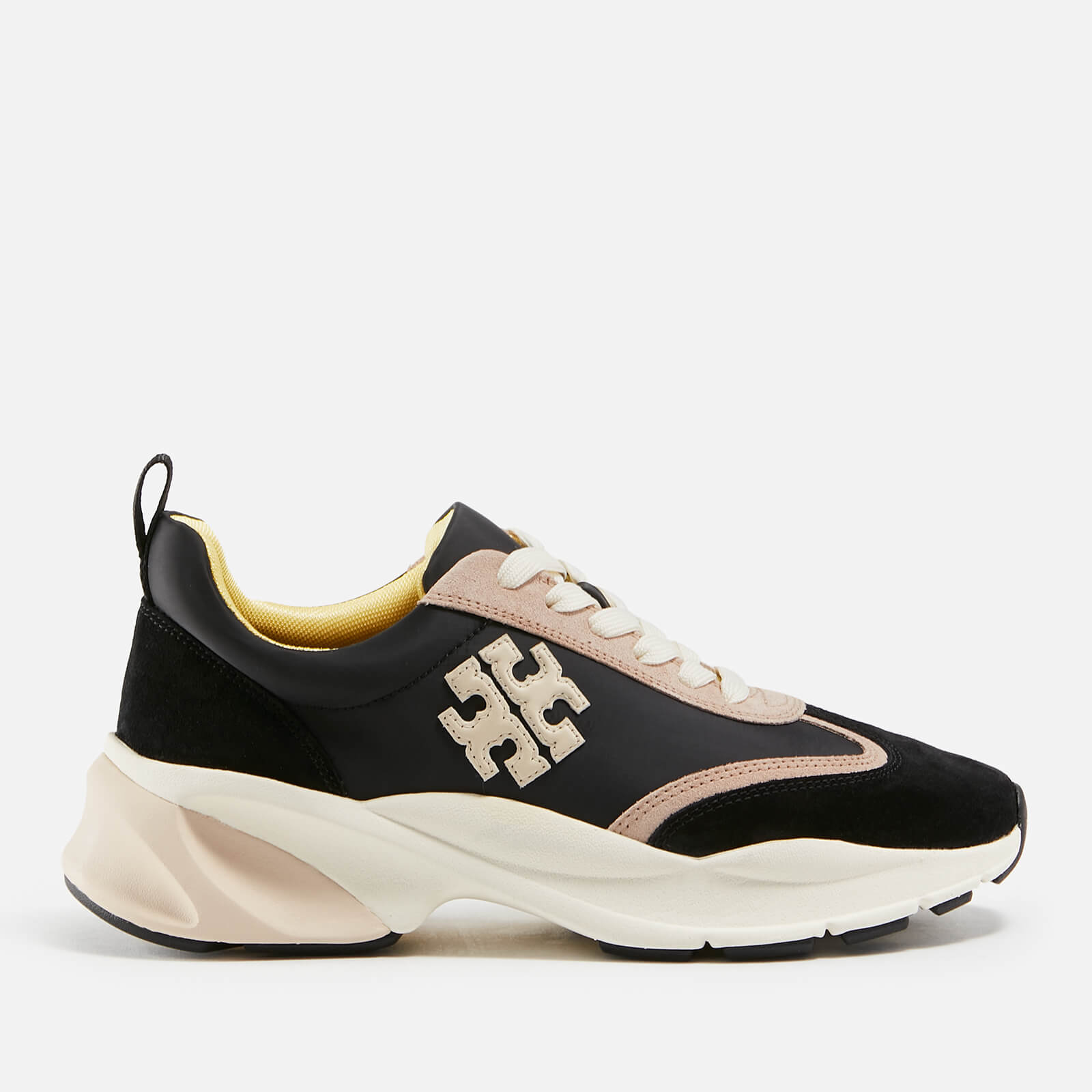 Tory Burch Good Luck Nylon and Suede Running-Style Trainers - UK 3 von TORY BURCH