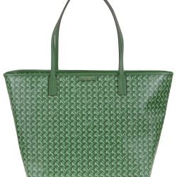 Tory Burch Grüne Baumwoll-shopper-tasche von TORY BURCH