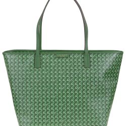 Tory Burch Grüne Baumwoll-shopper-tasche von TORY BURCH