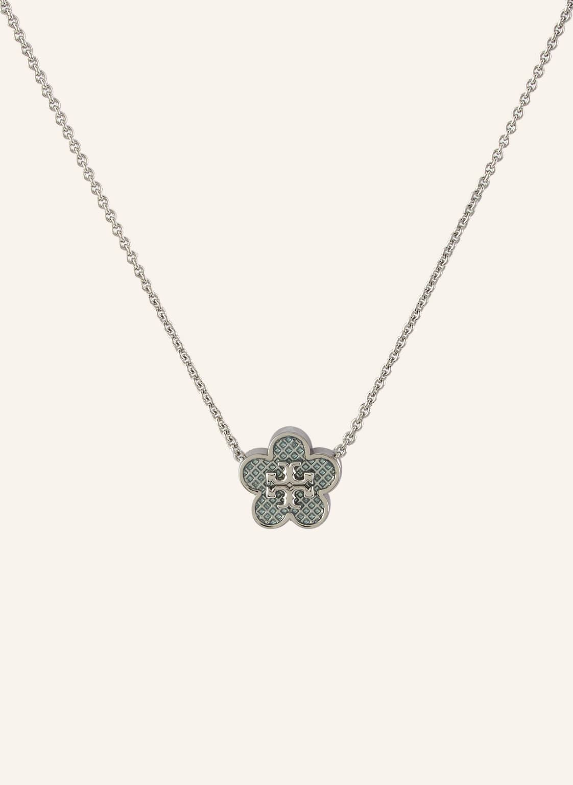 Tory Burch Halskette Guilloche blau Tory Burch Halskette Guilloche blau von TORY BURCH