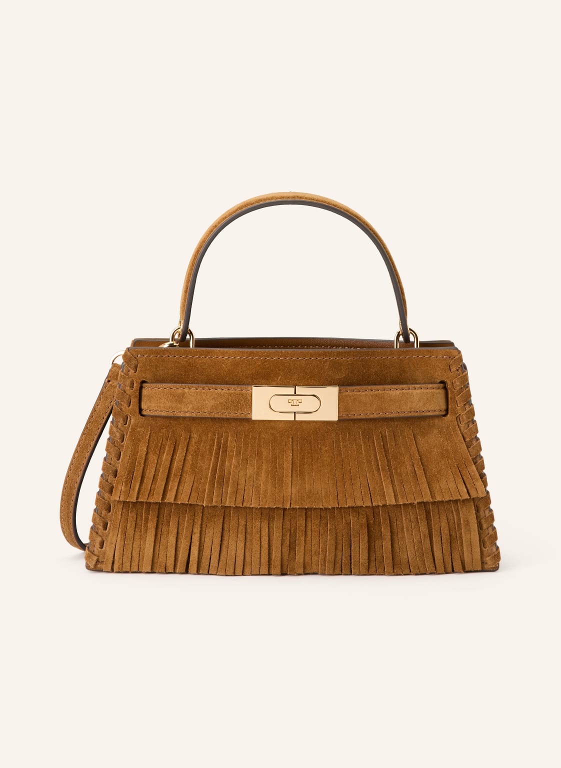 Tory Burch Handtasche Lee Radziwill Mini braun von TORY BURCH