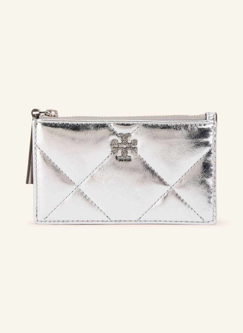 Tory Burch Kartenetui Kira Mit Münzfach silber von TORY BURCH
