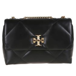 Tory Burch Kira Schwarze Leder Umhängetasche von TORY BURCH
