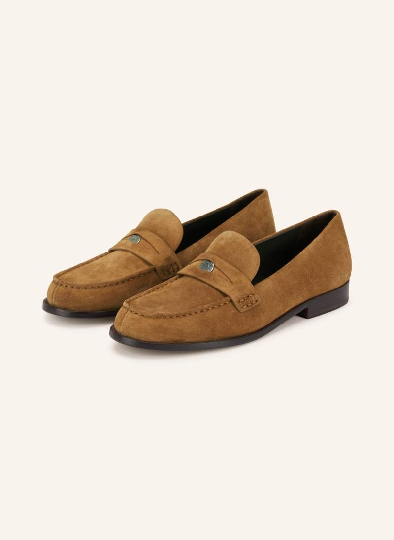 Tory Burch Penny-Loafer Classic braun von TORY BURCH