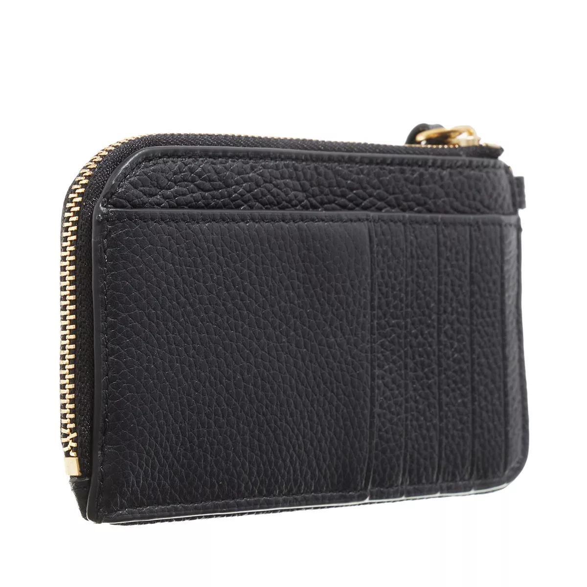 Tory Burch Portemonnaie - Miller Zip Card Case - Gr. unisize - in Schwarz - für Damen von TORY BURCH