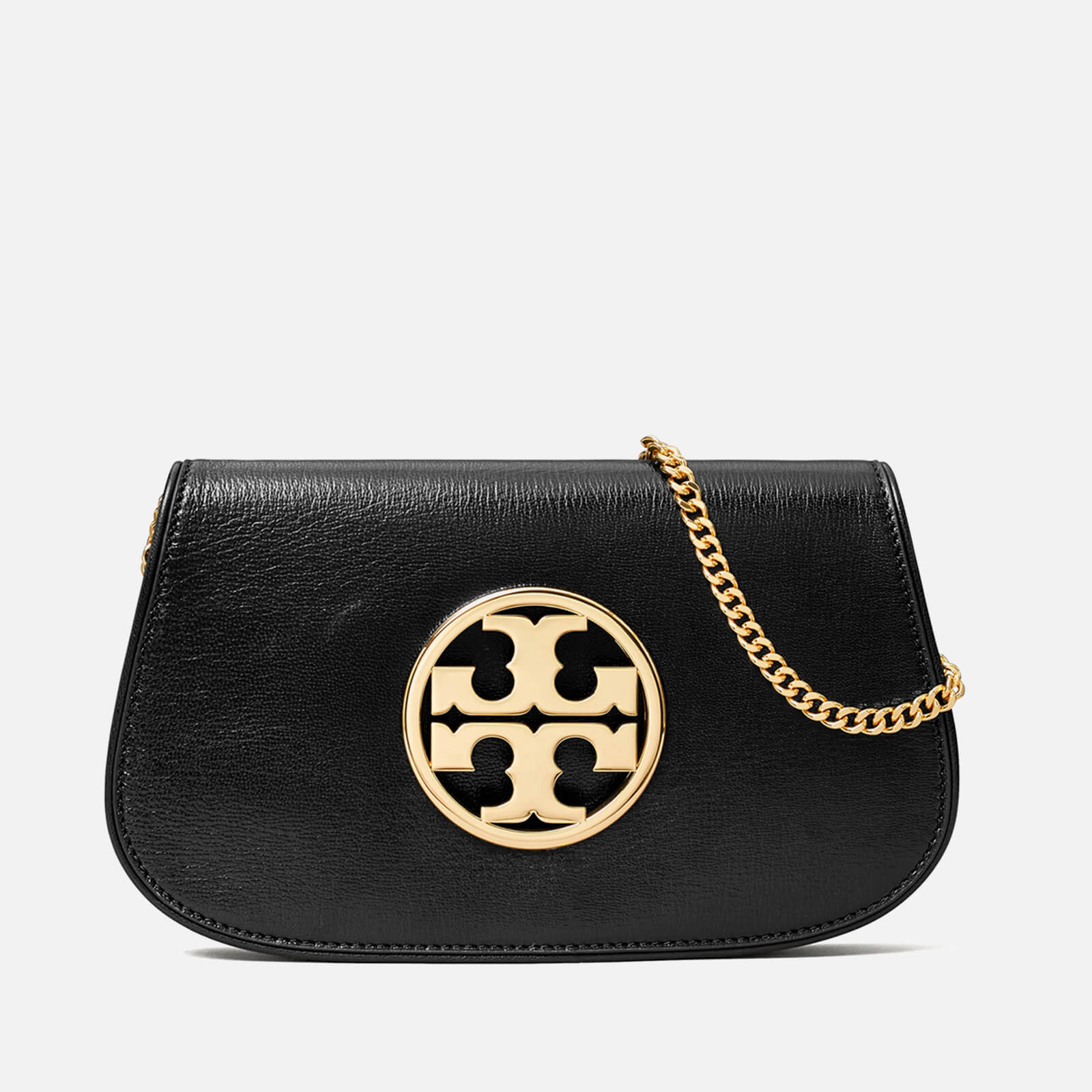 Tory Burch Reva Leather Clutch Bag von TORY BURCH