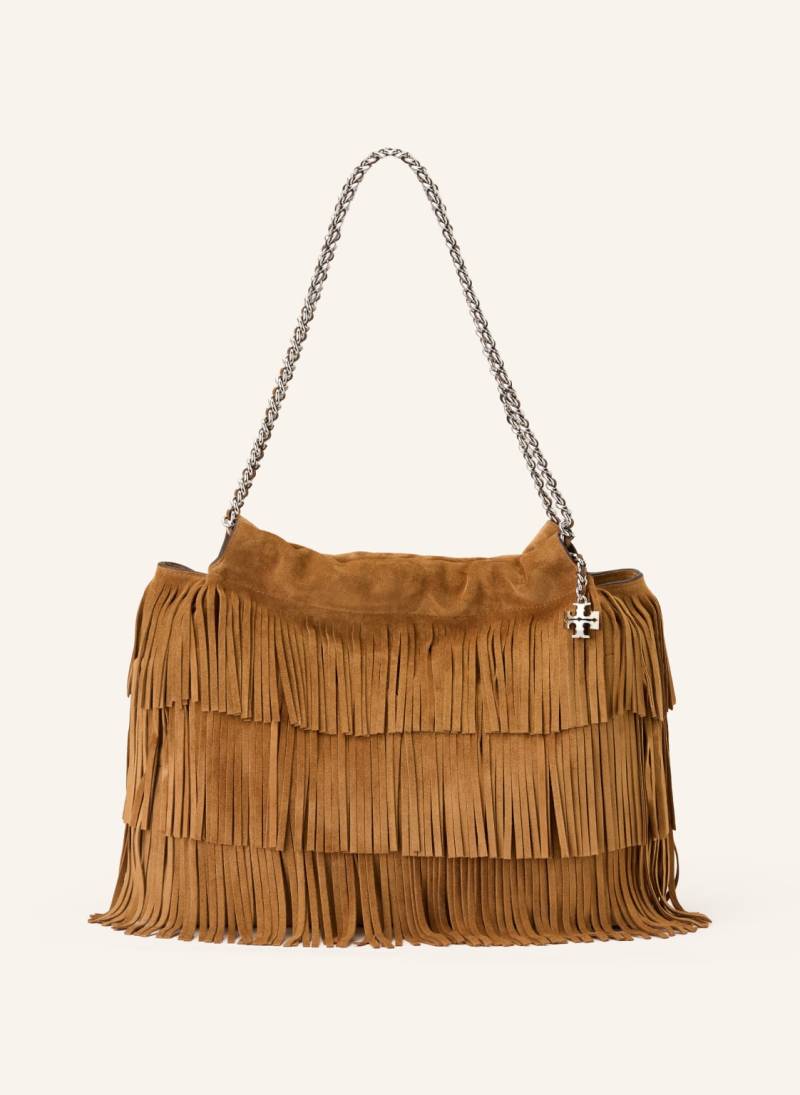 Tory Burch Schultertasche Fleming braun von TORY BURCH