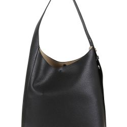 Tory Burch Schwarze Leder Shopper Tasche von TORY BURCH