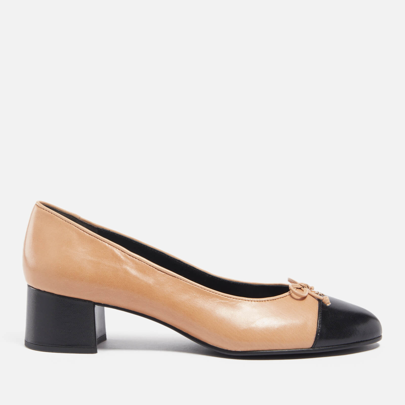 Tory Burch Women's Two-Tone Leather Heeled Pumps - UK 6 von TORY BURCH