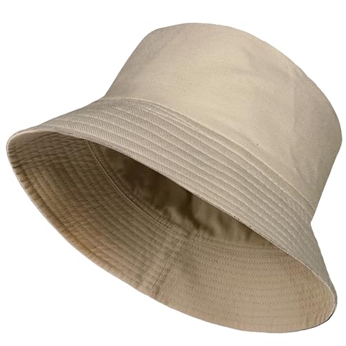 TOSKATOK UPF 50+ Unisex Herren Damen Wendbare Sommer-Bucket-/Buschhüte aus Baumwollmischung von TOSKATOK