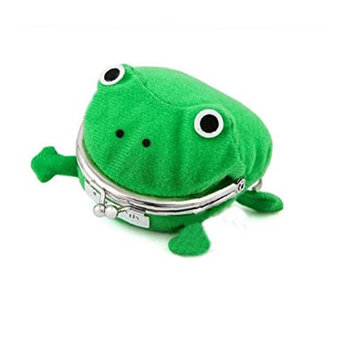 TOSSPER Netter Frosch-münzen-Beutel Lustige Headset Wallet Key Kreditkartenetui Geldbeutel Karikatur Anime-Spielzeug Für Kinder von TOSSPER