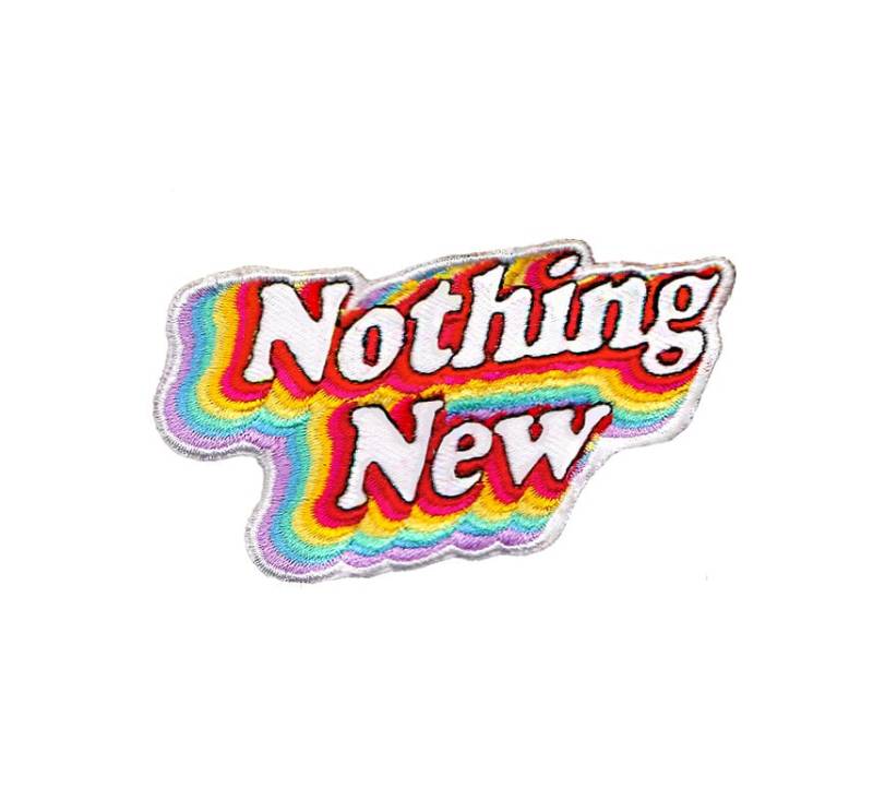 Nichts Neues Gestickter Aufnäher, Regenbogen Patch Zum Aufnähen, Retro 70Er Jahre Dead-stock Für Jacke Nichts Neues Gestickter Aufnäher, Regenbogen Patch Zum Aufnähen, Retro 70Er Jahre Dead-stock Für Jacke von TOTALPANSY