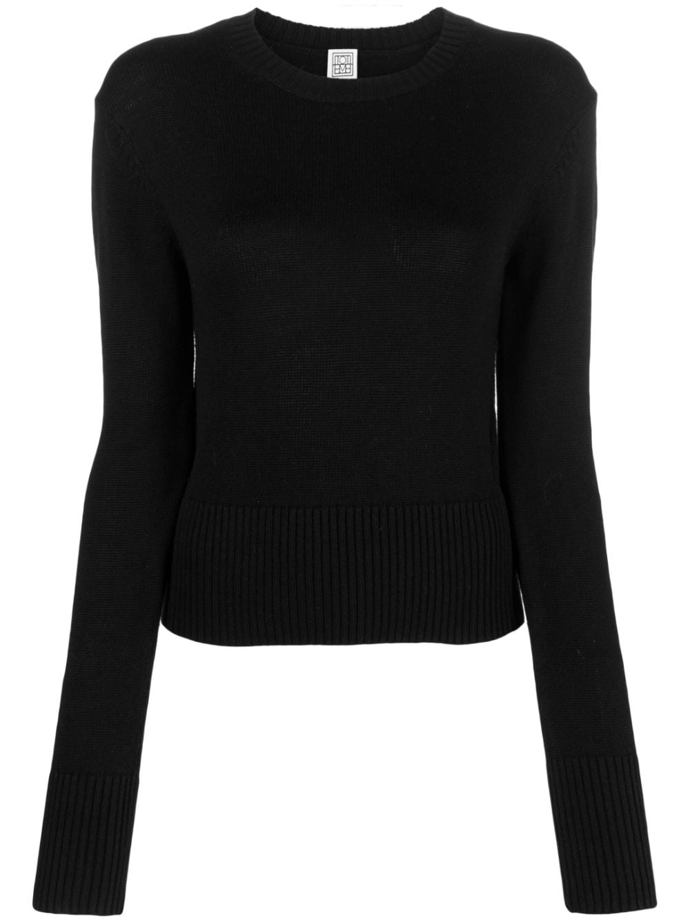 TOTEME Gerippter Pullover - Schwarz von TOTEME