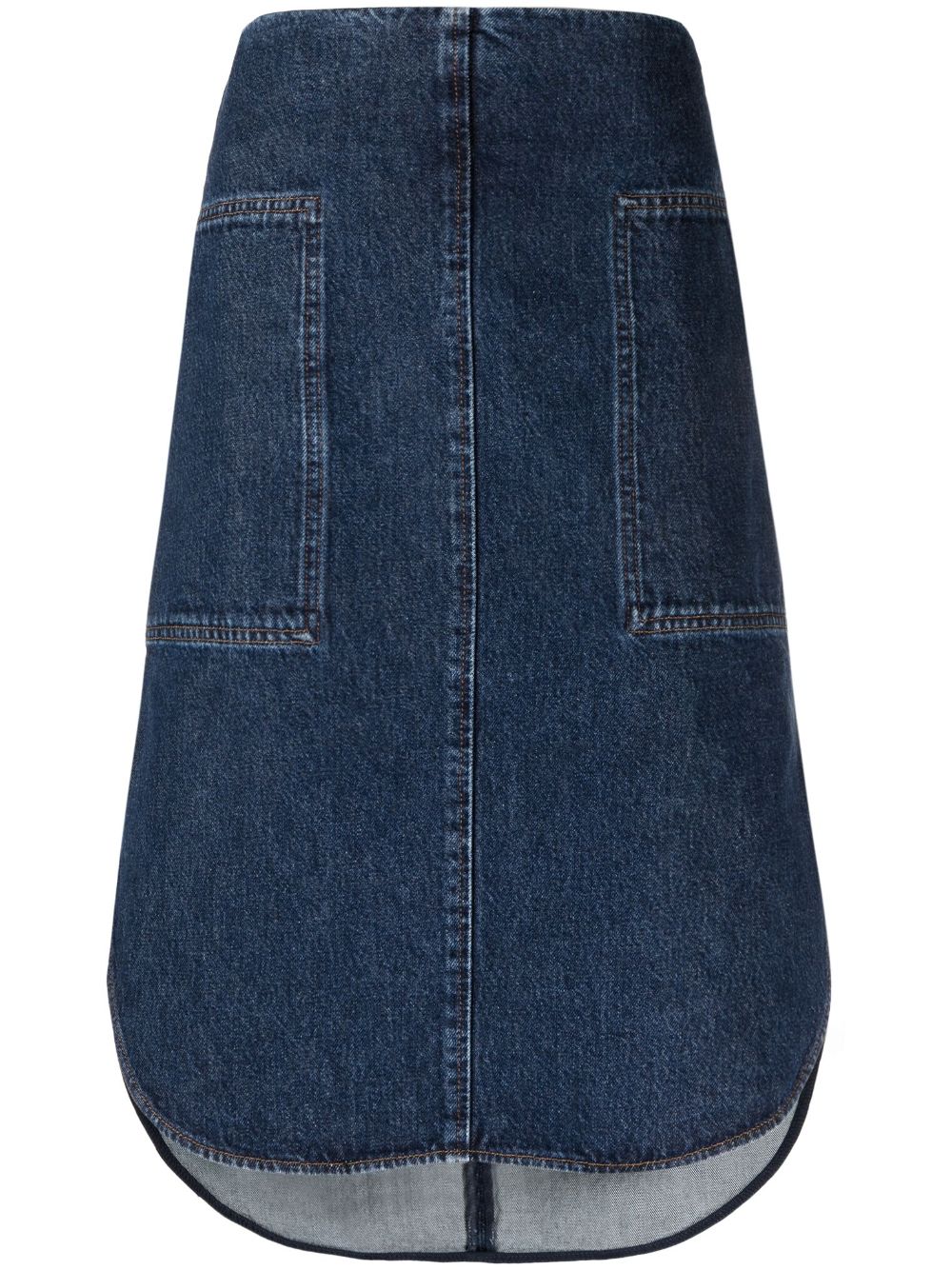 TOTEME Mittellanger Jeansrock - Blau von TOTEME