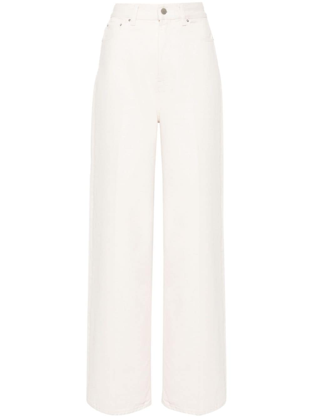 TOTEME Straight-Leg-Jeans mit Bügelfalten - Nude von TOTEME