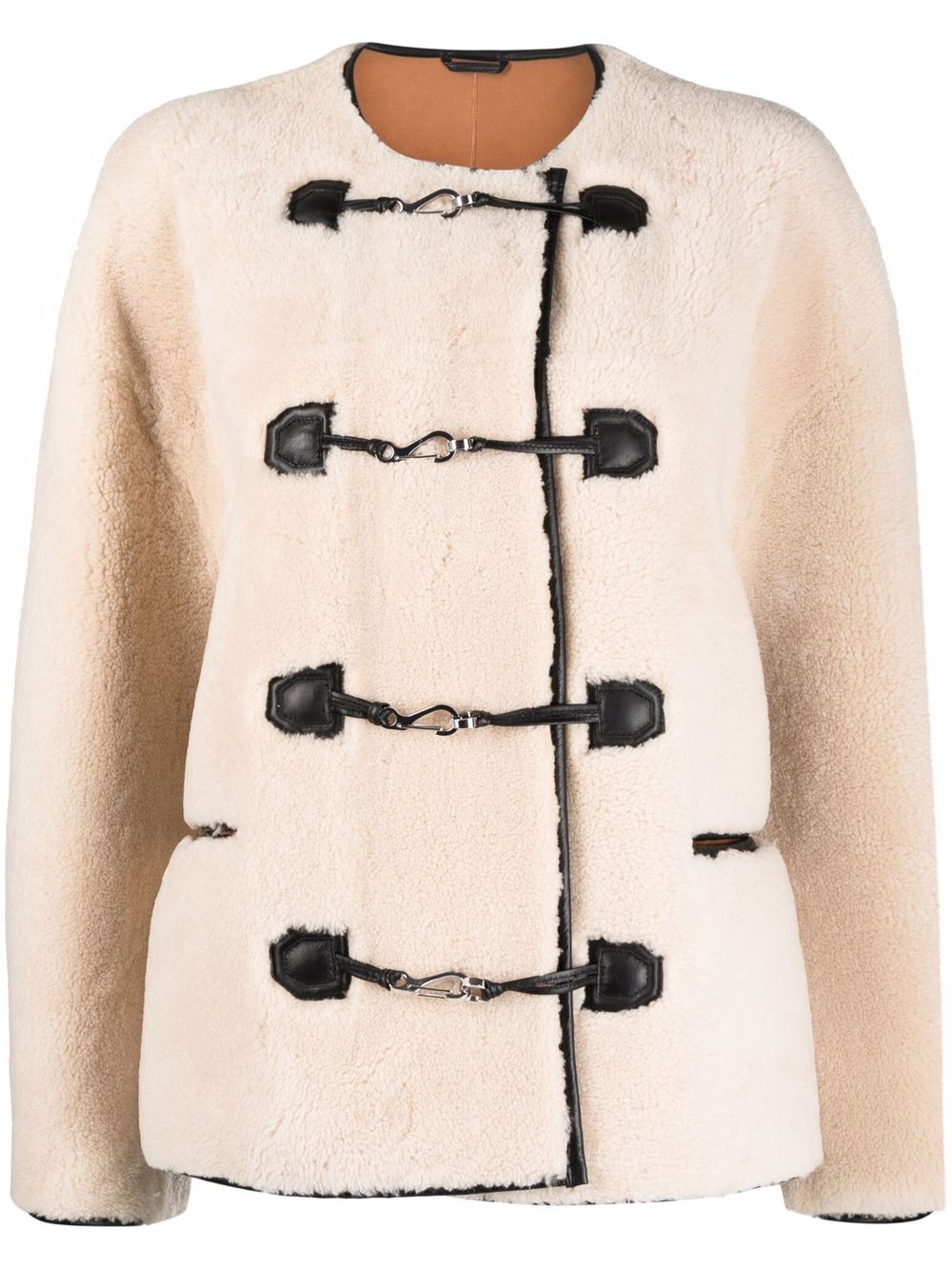 TOTEME Teddy Shearling-Jacke - Nude von TOTEME