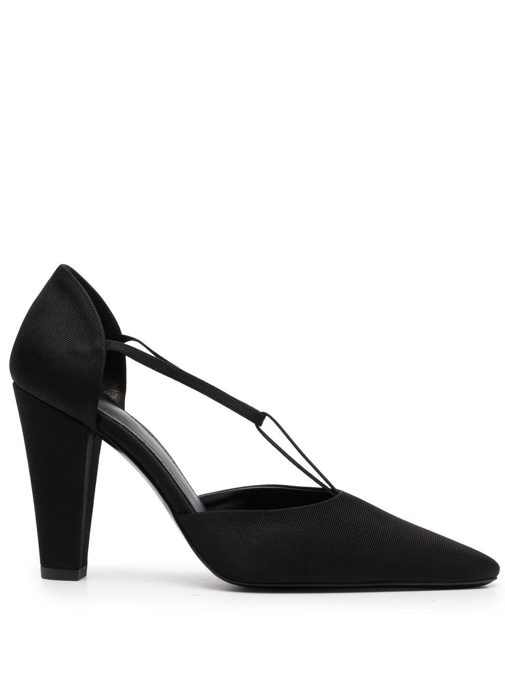 TOTEME The T Strap Pumps 90mm - Schwarz von TOTEME