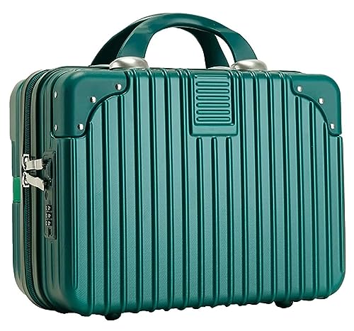 TOTIKI Koffer Handgepäck, Wiederaufladbarer Funktions-Design-Koffer Für Damen, Passwort-Boarding Rollkoffer (Color : A, Size : 14inch) von TOTIKI