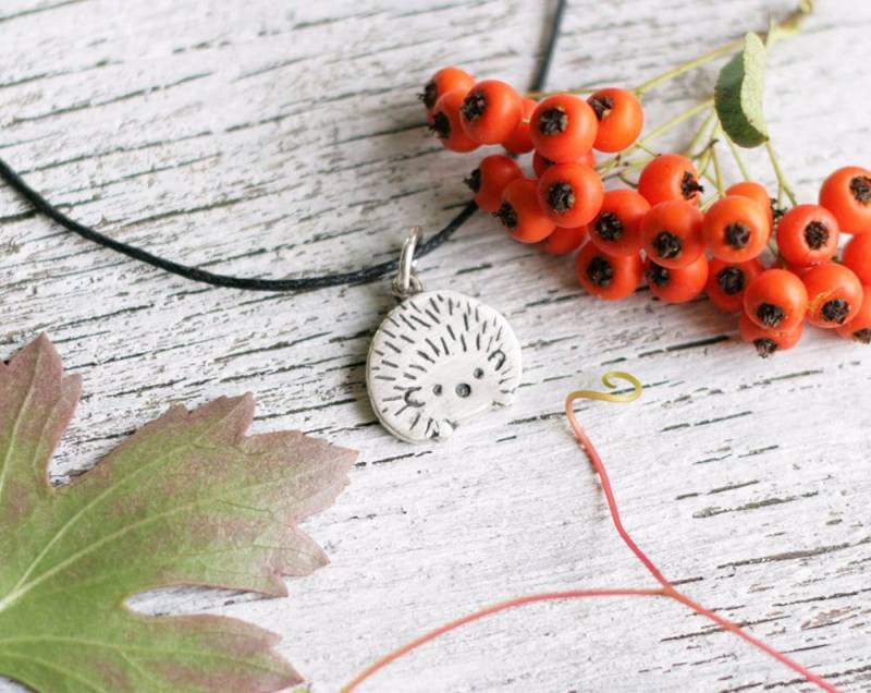 Igel Halskette Tier Natur Schmuck Igel Halskette Tier Natur Schmuck von TOTOanimals