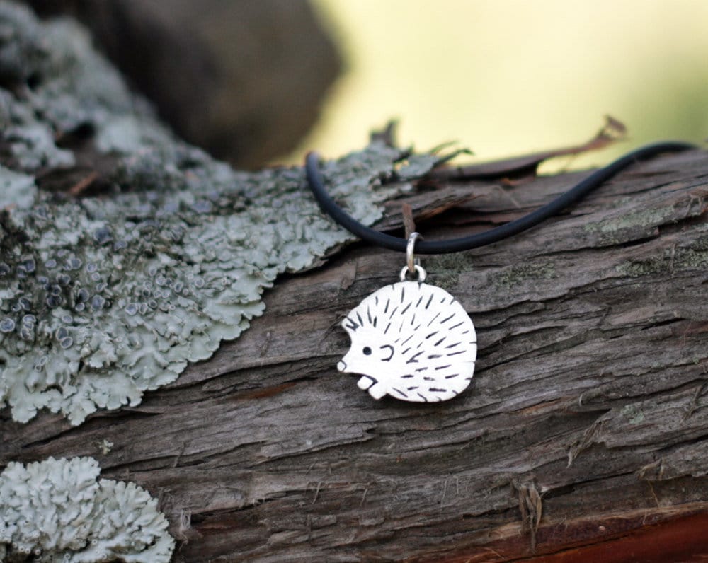 Рedgehog Geschenk Igel Halskette, Zubehör, Schwester Geschenk, Waldtiere von TOTOanimals